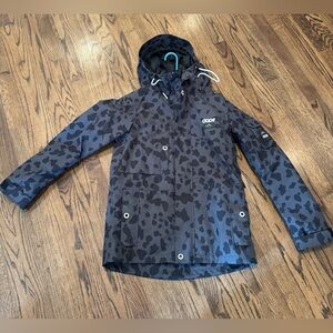 DOPE Women's Ski Jacket in Black and Gray